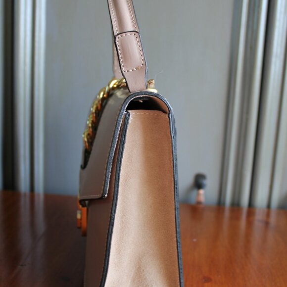 Italian Leather Top handle leather handbag - Picture 4 of 8